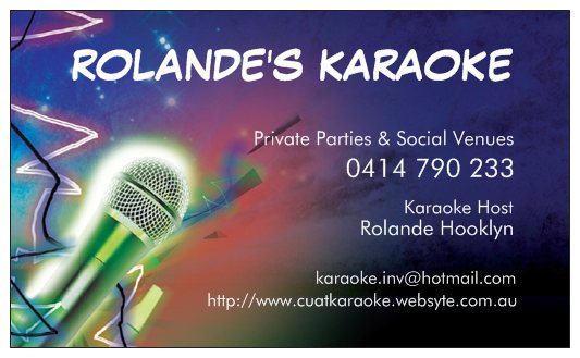ROLANDE’S KARAOKE