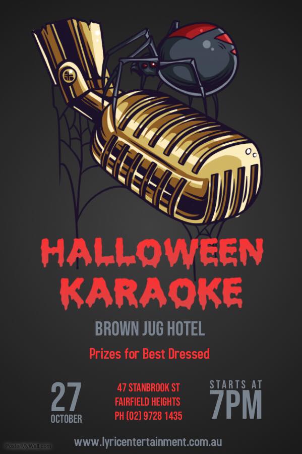 Halloween karaoke @ Brown jug Inn