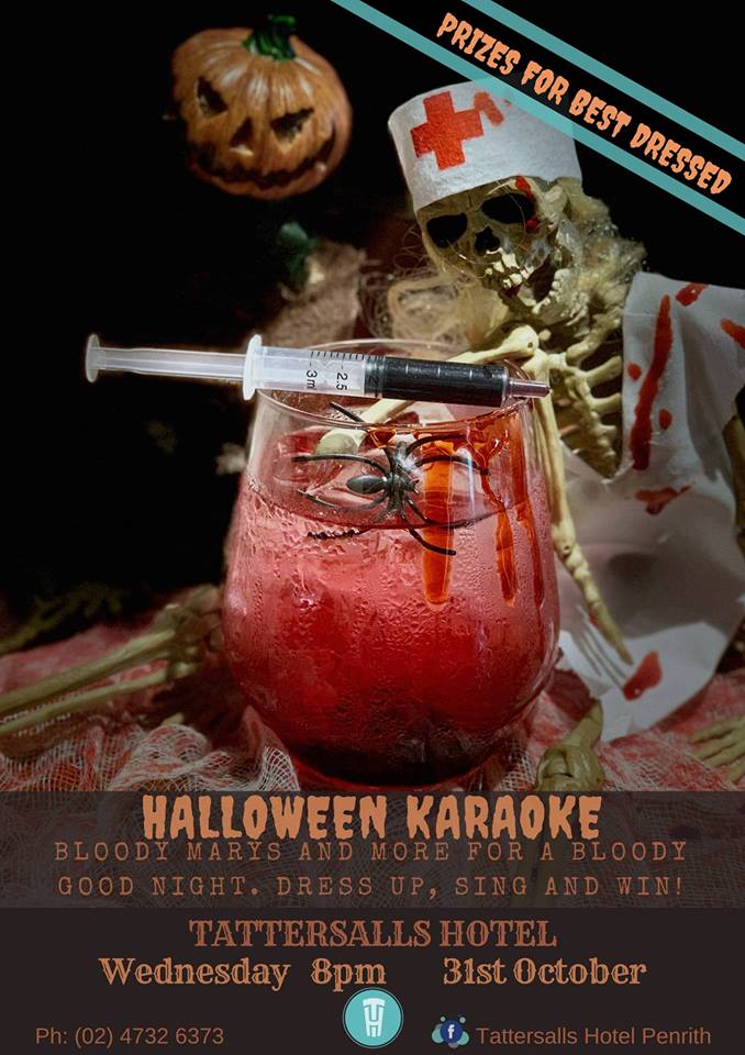 Halloween Karaoke @ tattersall hotel Penrith